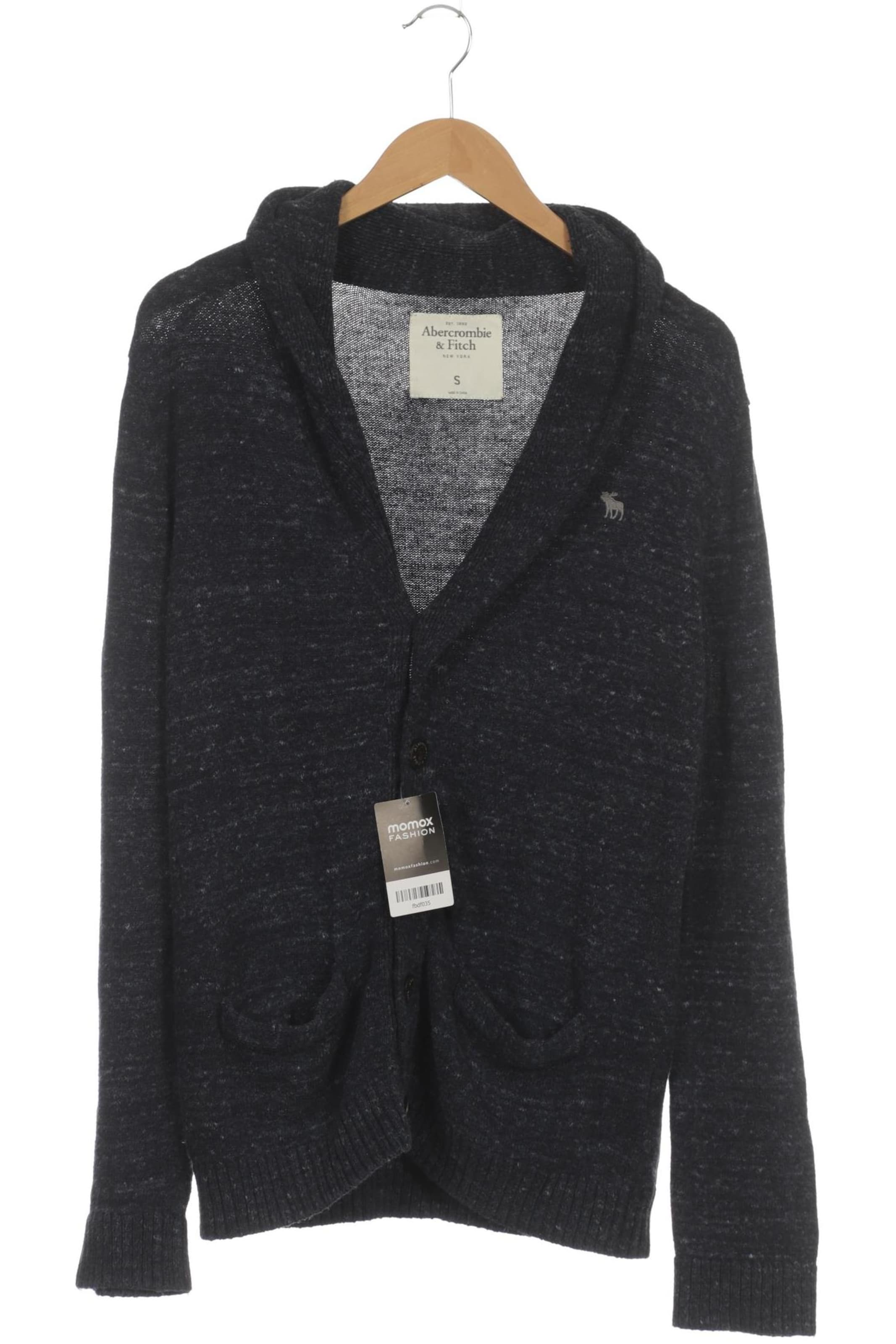 Abercrombie & Fitch Strickjacke S in Blau: Vorderseite