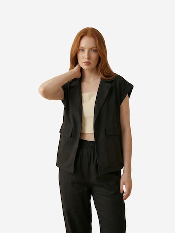 Gilet My fashion en noir : devant