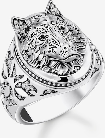 Thomas Sabo Ring 'Wolf' in Silver: front