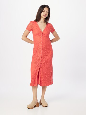 Robe-chemise Springfield en rouge