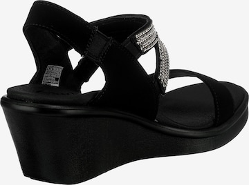 SKECHERS Sandalette in Schwarz