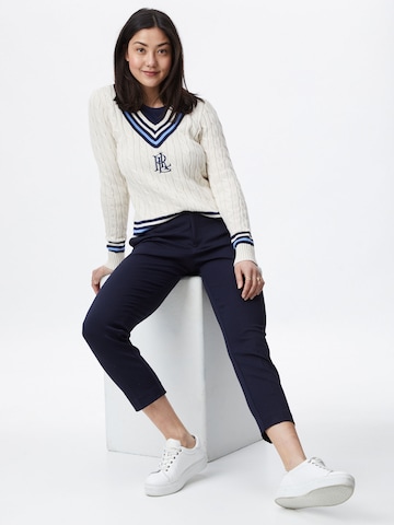 Coupe slim Pantalon 'ADOM' Lauren Ralph Lauren en bleu