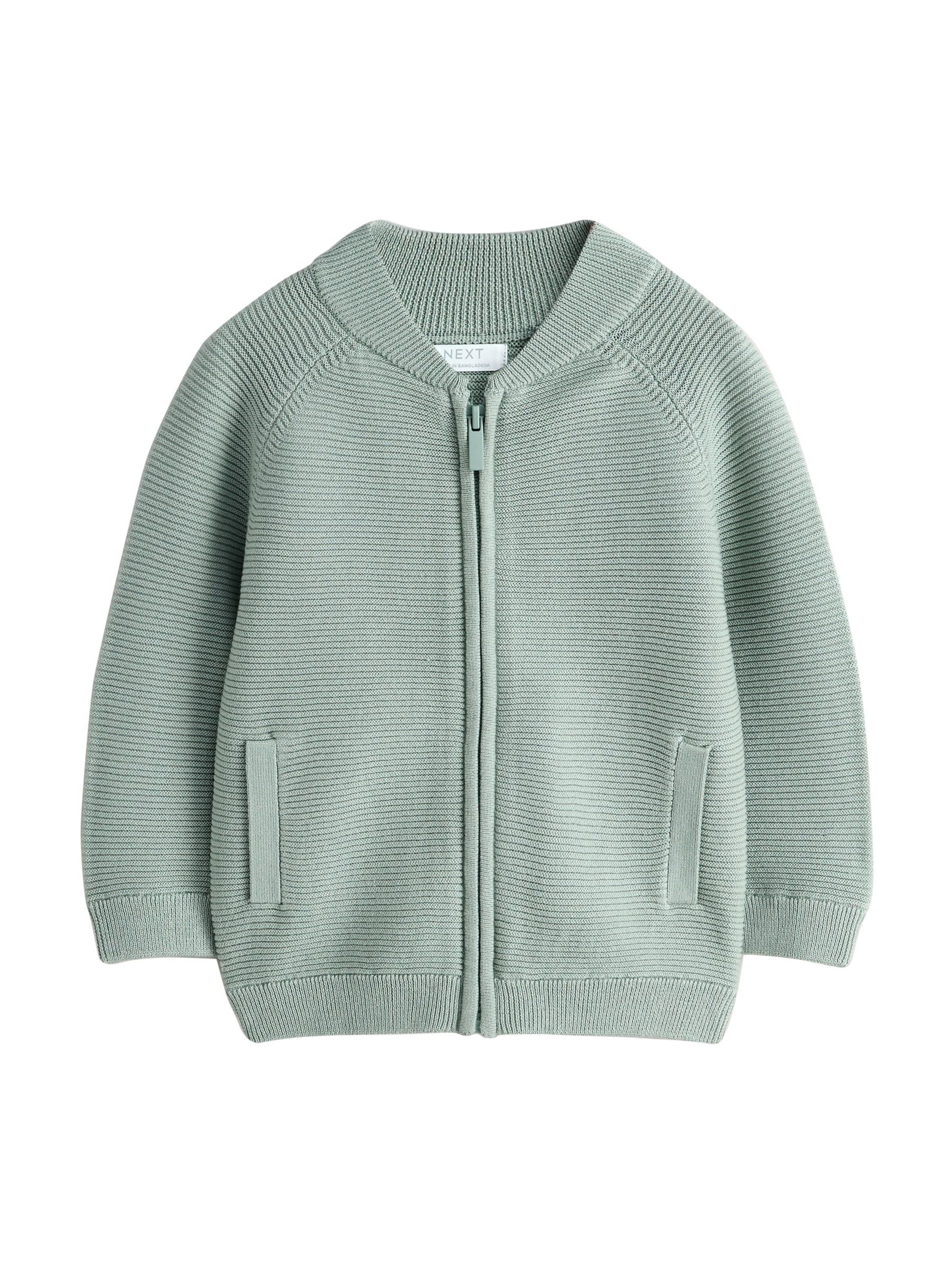 Next Strickjacke in pastellgrün, Produktansicht