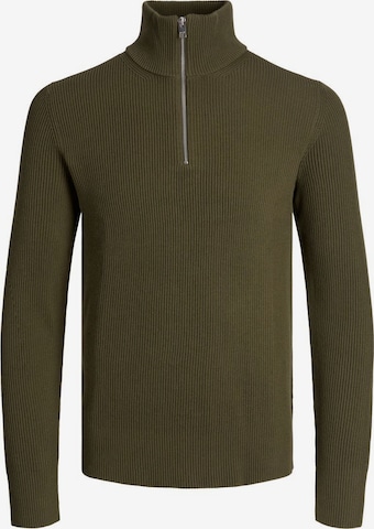 JACK & JONES Sweater 'Perfect' in Green: front