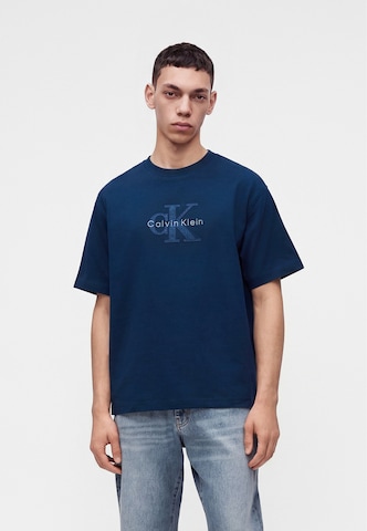 Calvin Klein Jeans - Camiseta en azul: frente