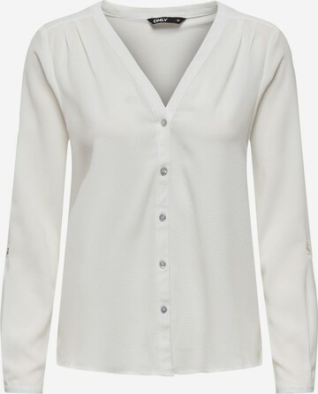 Only Petite Blouse in White: front