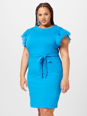 ONLY Carmakoma فستان بلون أزرق: الأمام
