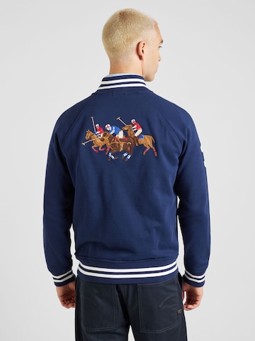 Polo Ralph Lauren Sweat jacket in Blue: front