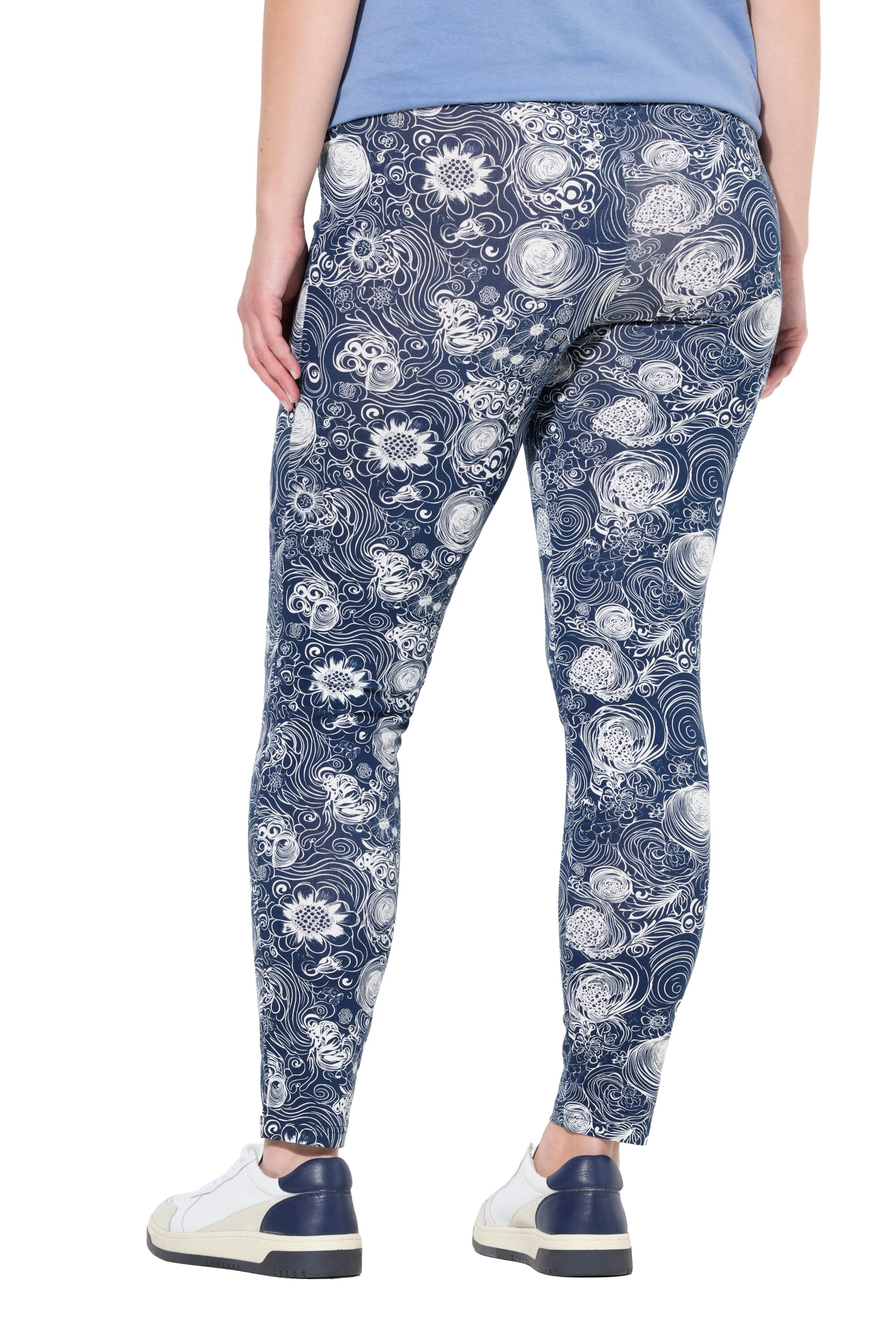 Ulla Popken Slim fit Leggings in Blue