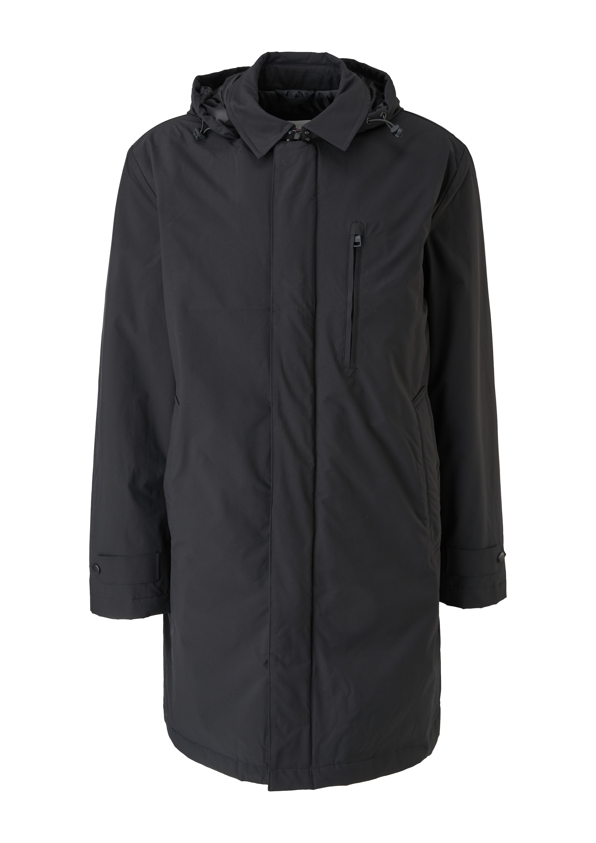 s.Oliver Between-Seasons Coat in Black: front