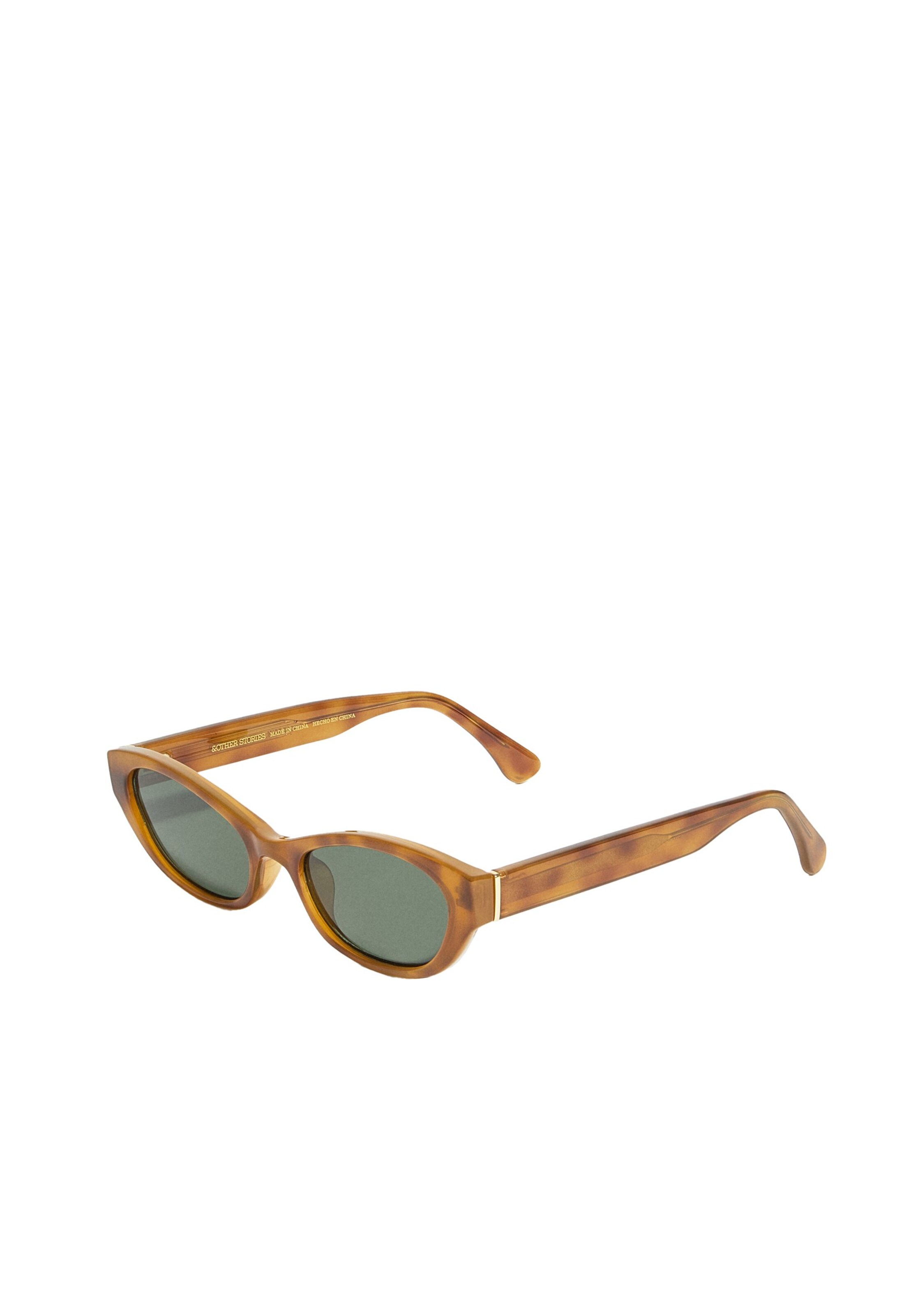 & Other Stories Zonnebril in One Size in de kleur Camel, Productweergave