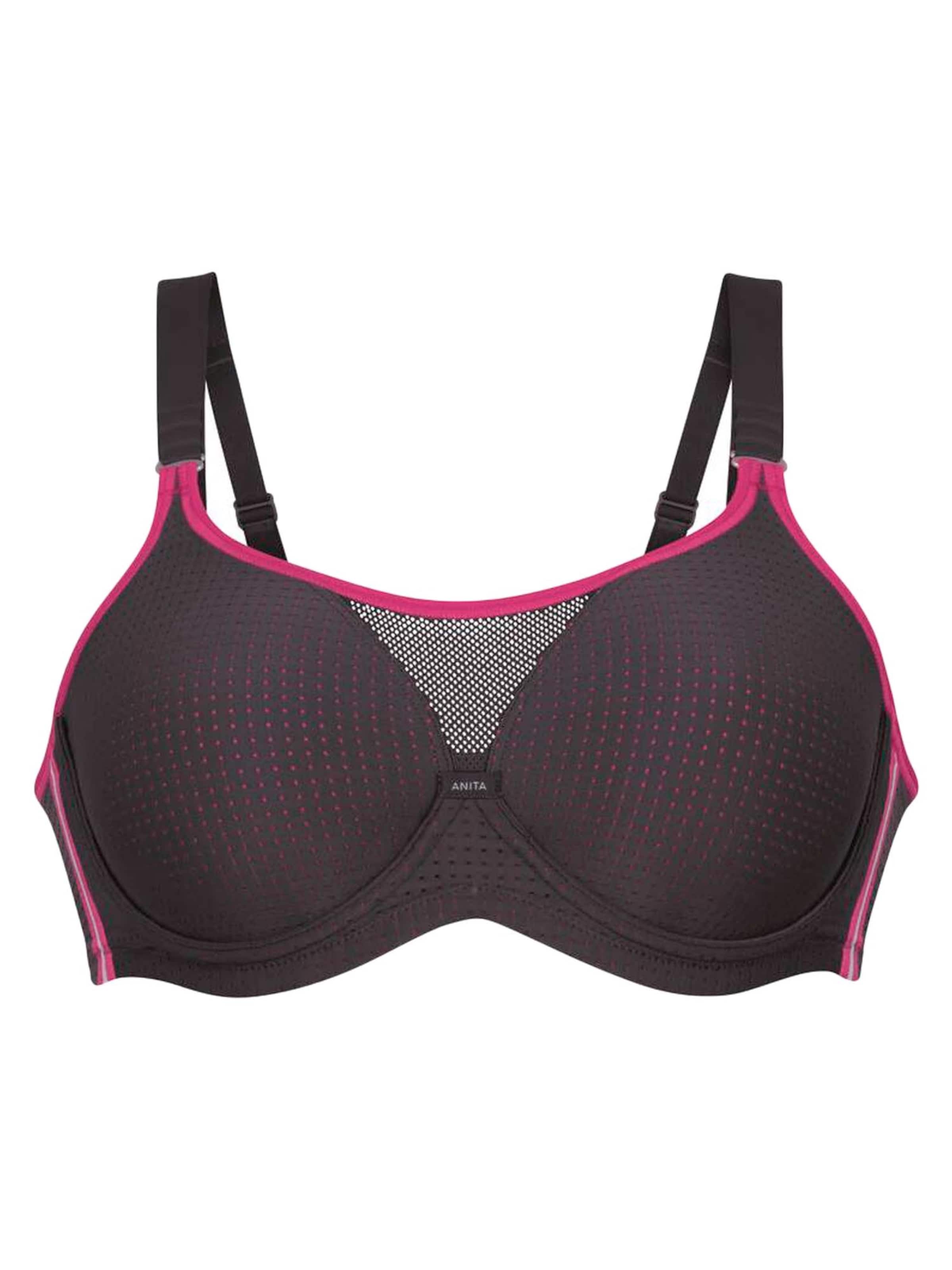 ANITA Bralette Bra 'Performance WireX' in Black: front
