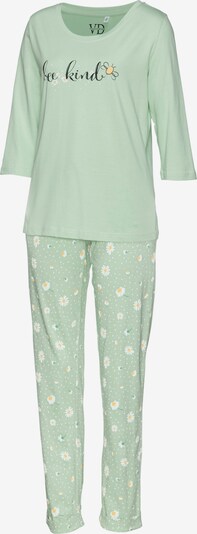 VIVANCE Pyjama en vert pastel, Vue avec produit