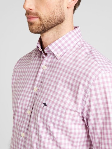 FYNCH-HATTON - Ajuste regular Camisa 'Summer Vichy' en lila