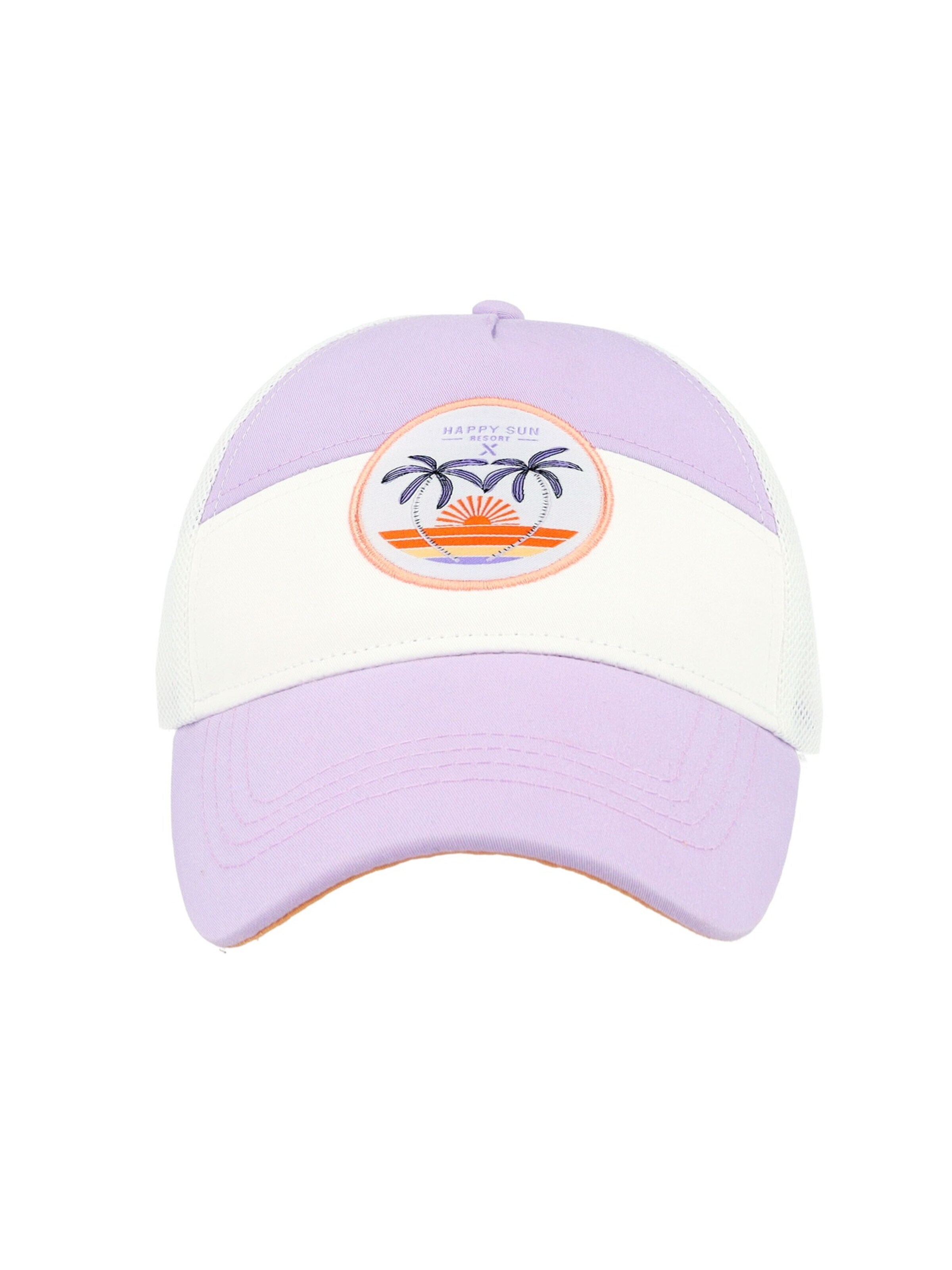 MAXIMO Hat 'KIDS GIRL-Cap happy sun snap-back Verschluß' in Purple