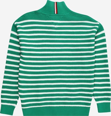 TOMMY HILFIGER Tröja 'BRETON' i grön