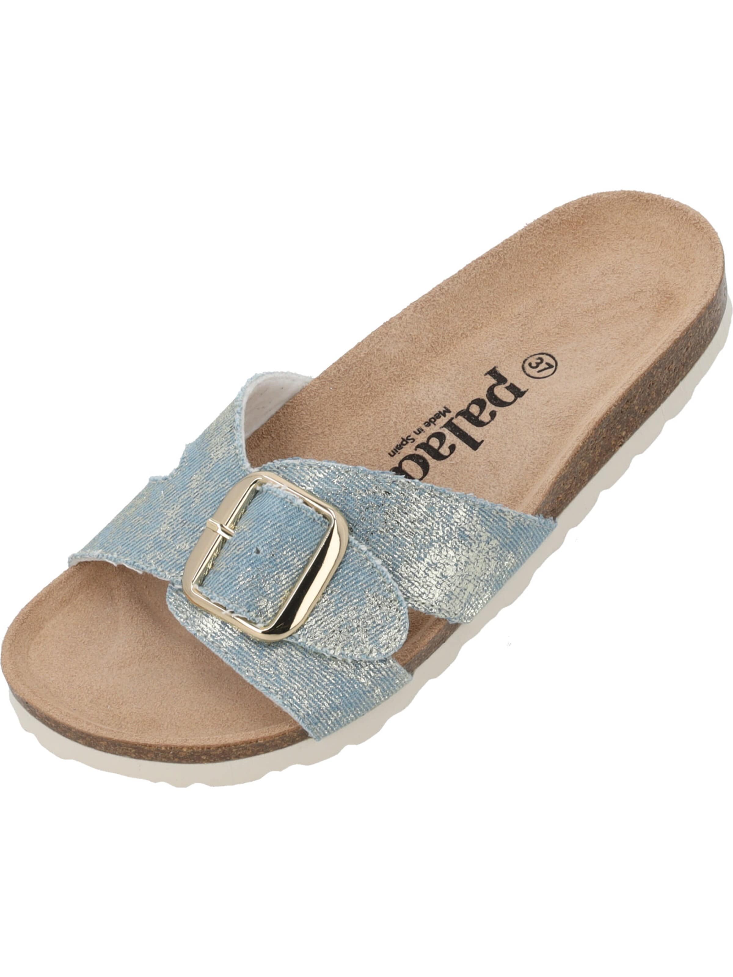 Palado Pantolette 'Palado Tinos Jeans'‌‌‌‌‌‌‌‌ in Blau: Vorderseite
