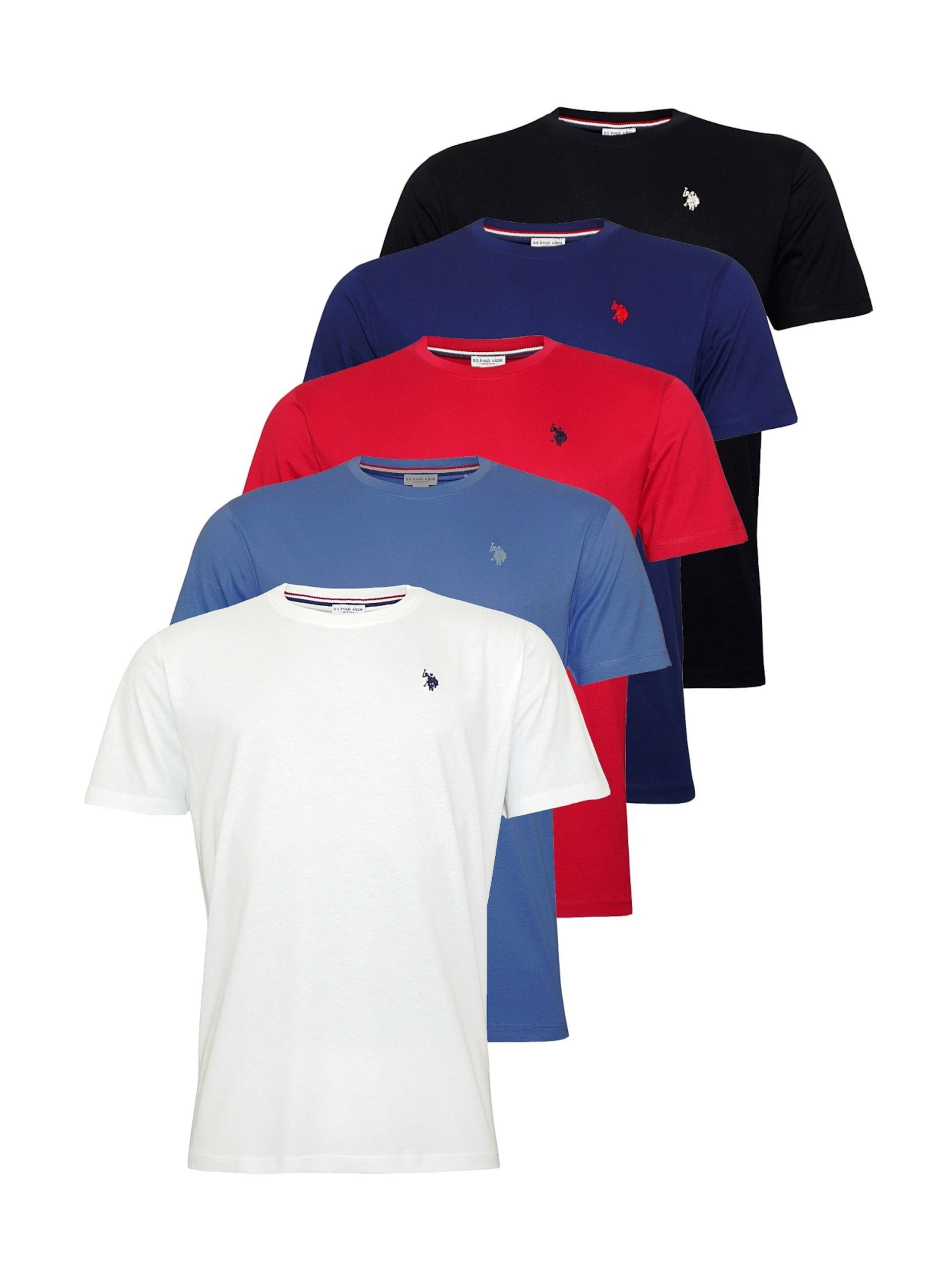 T-Shirt U.S. POLO ASSN. en mélange de couleurs : devant