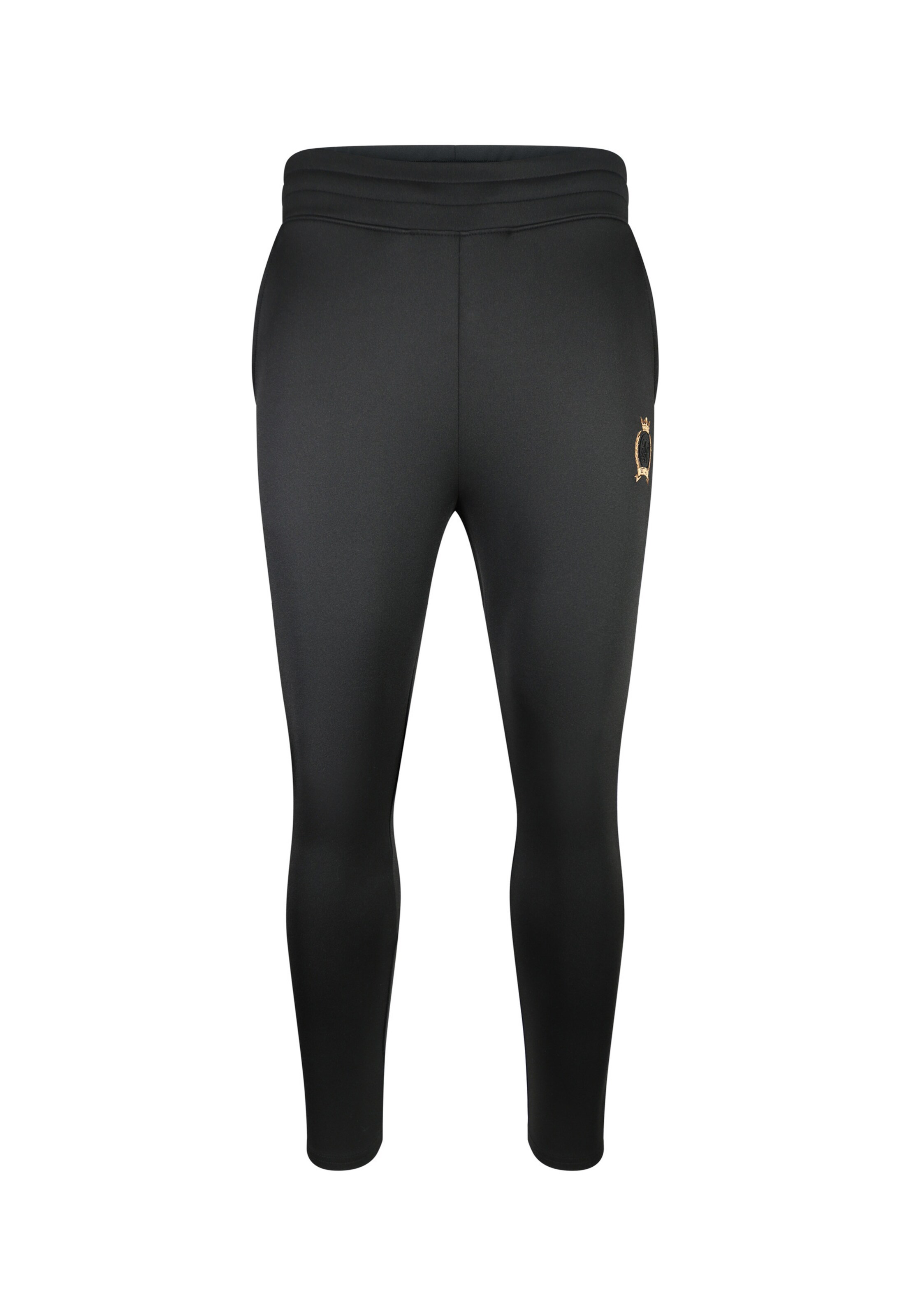SikSilk Regular Broek 'Essentials' in Zwart: voorkant