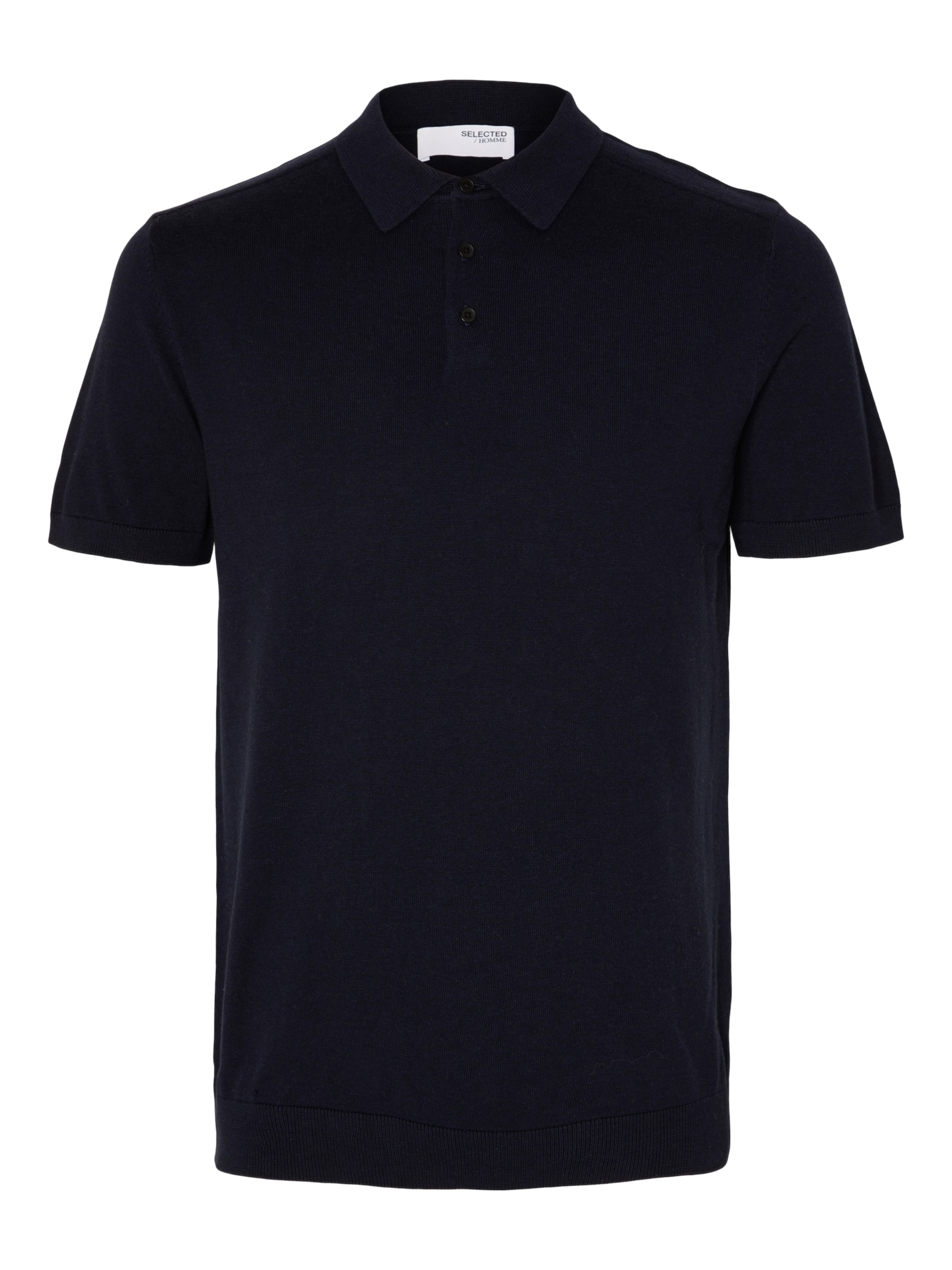 SELECTED - Camiseta 'Berg' en azul: frente