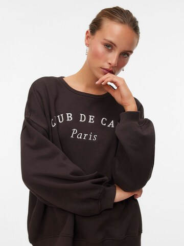 Sweat-shirt 'VMRianne' VERO MODA en marron : devant