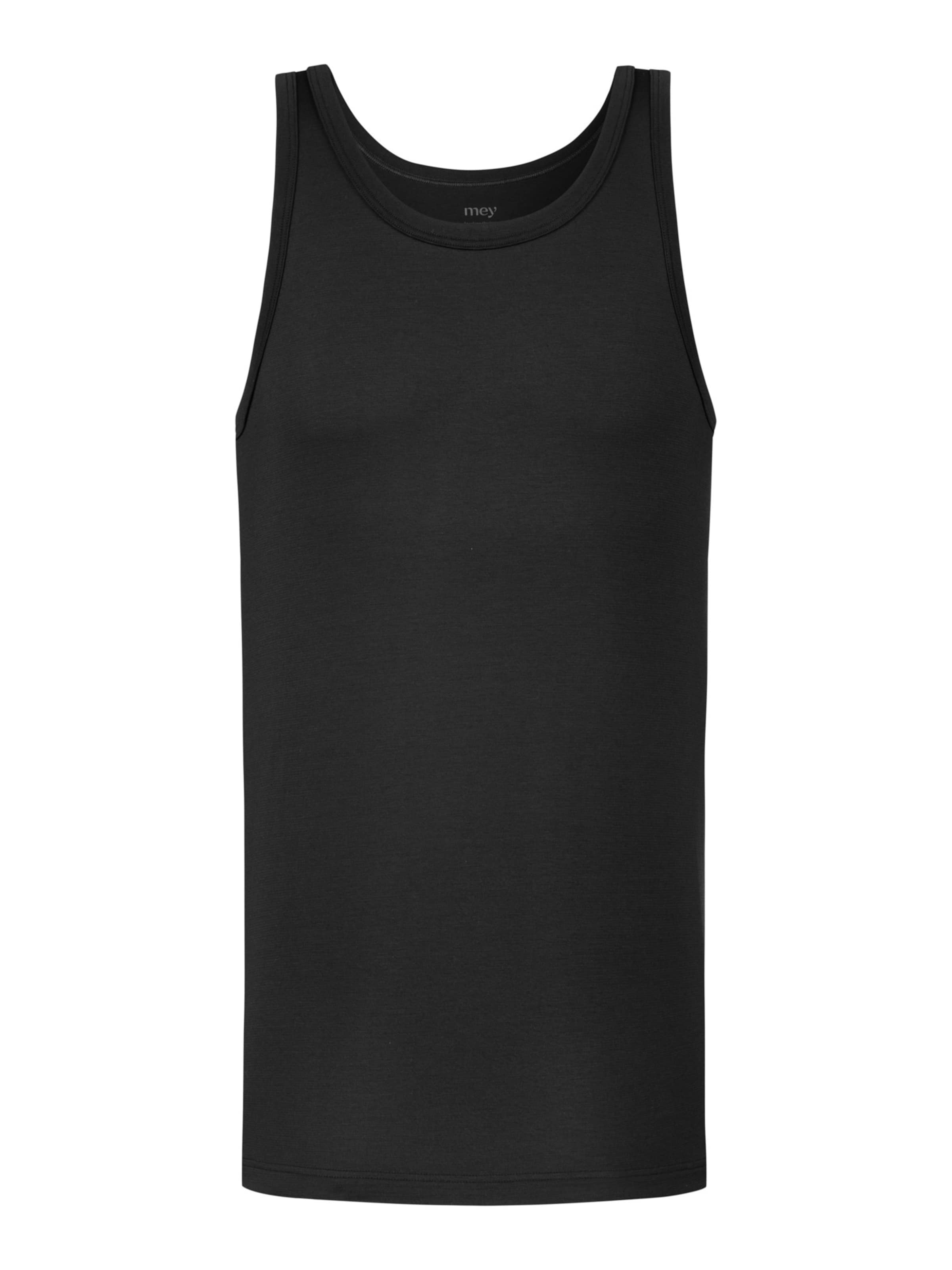 Mey Unterhemd 'Iconic' in Schwarz: Vorderseite