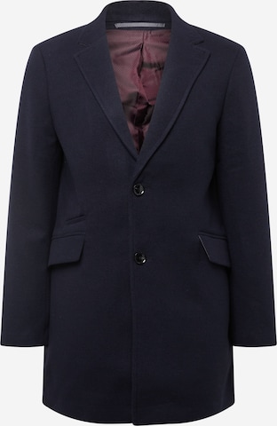 BURTON MENSWEAR LONDON Between-seasons coat in Blue: front