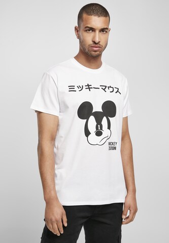 Maglietta 'Mickey Japanese' di Mister Tee in bianco: frontale