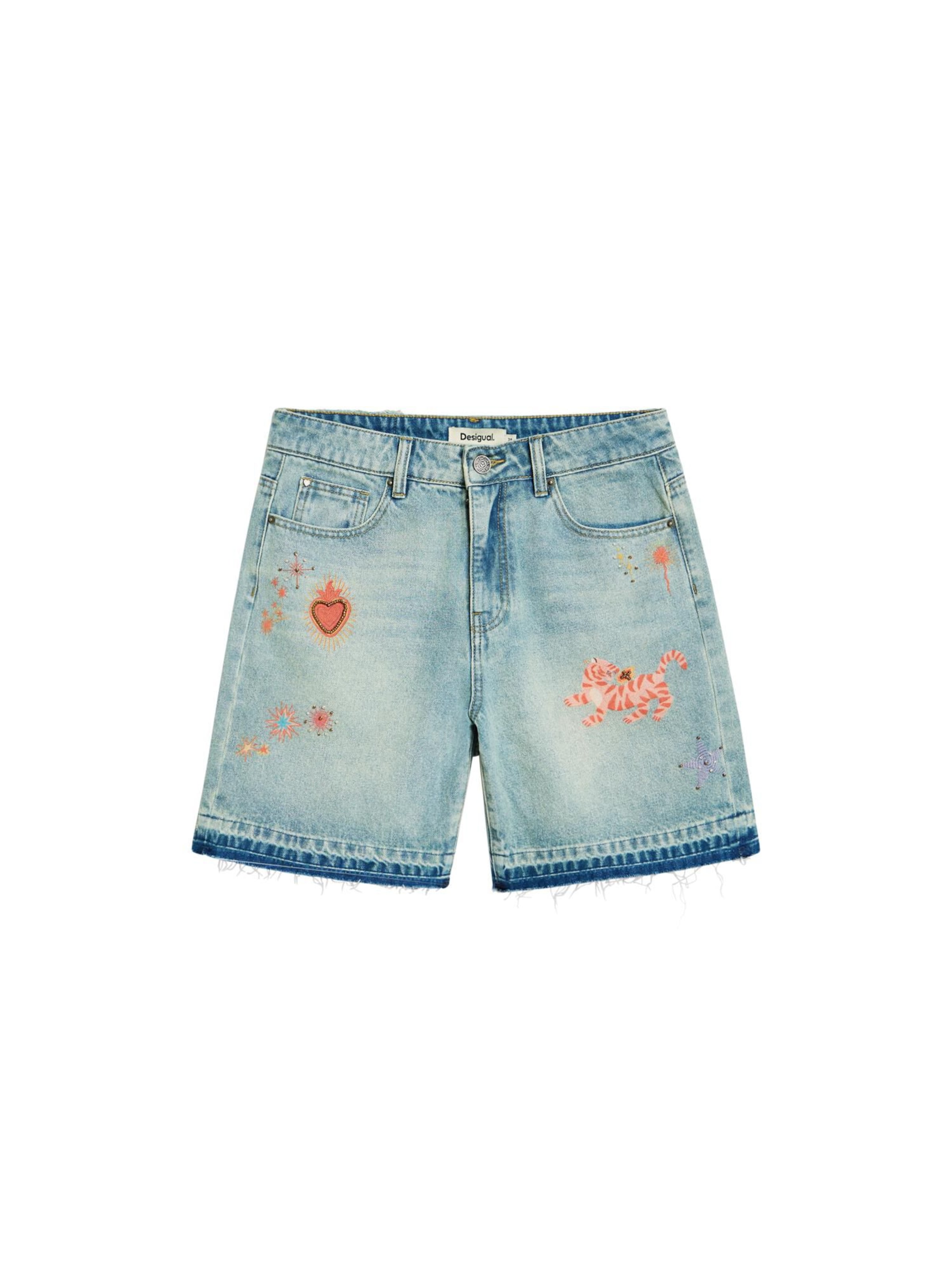 Desigual Normalny krój Jeansy w kolorze niebieski: przód