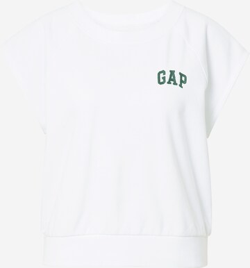 GAP Sweatshirt in Weiß: predná strana