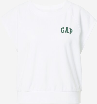 Bluză de molton GAP pe verde / alb, Vizualizare produs