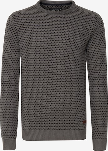 INDICODE JEANS Sweater 'Coppler' in Grey: front