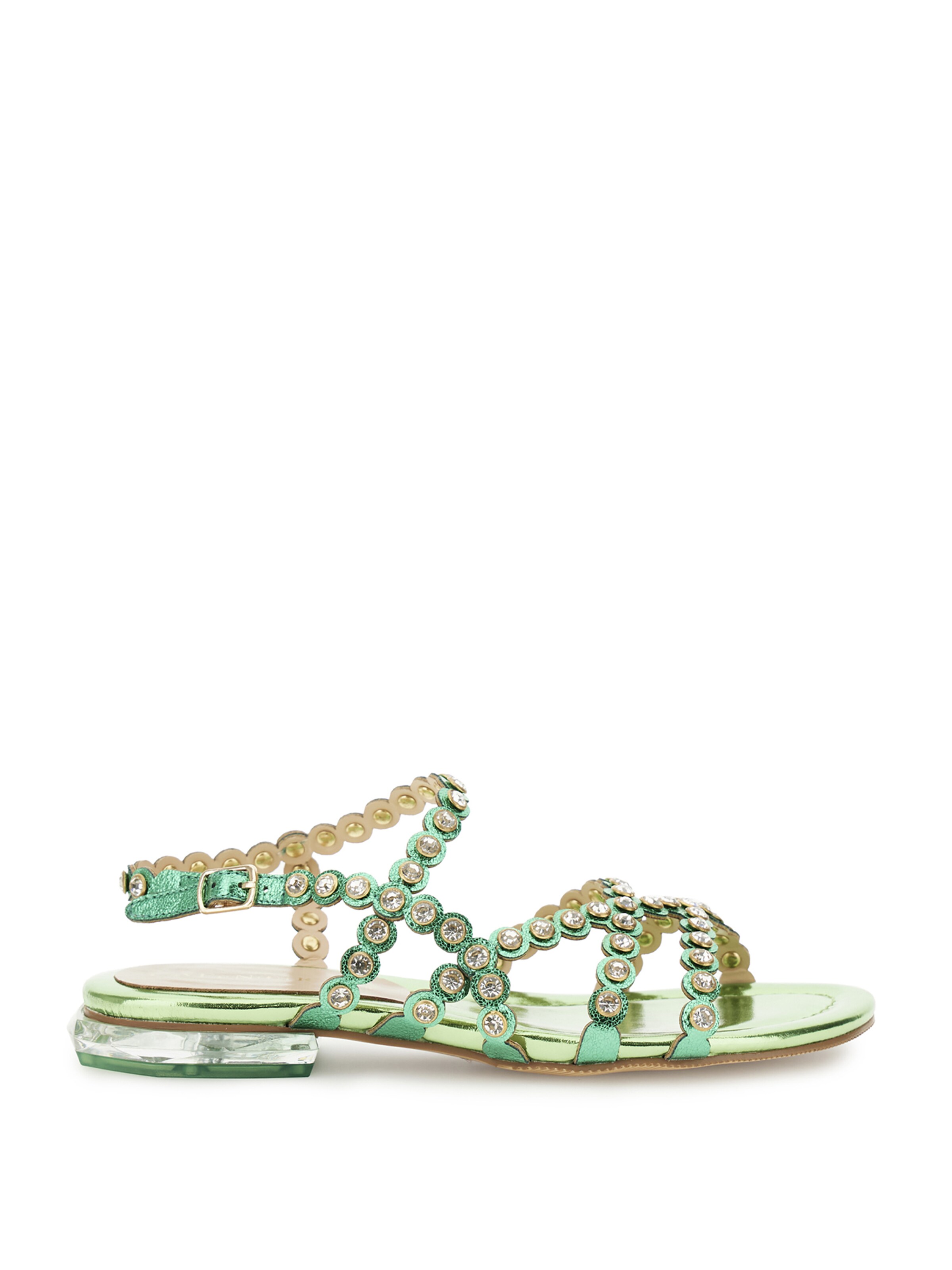 Sandalo con cinturino di CAFè NOIR in verde