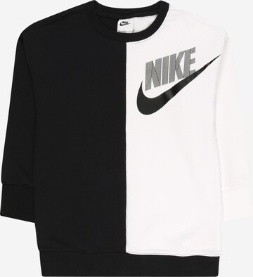 Nike Sportswear Sweatshirt in Black: front