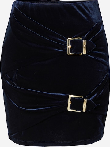 Hoermanseder x About You Skirt 'Freya' in Blue: front