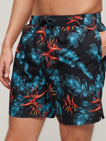Superdry & Co Kratke kopalne hlače | črna barva