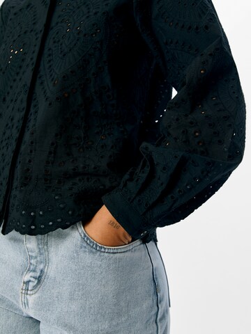 Camicia da donna 'Bitten' di OBJECT in nero