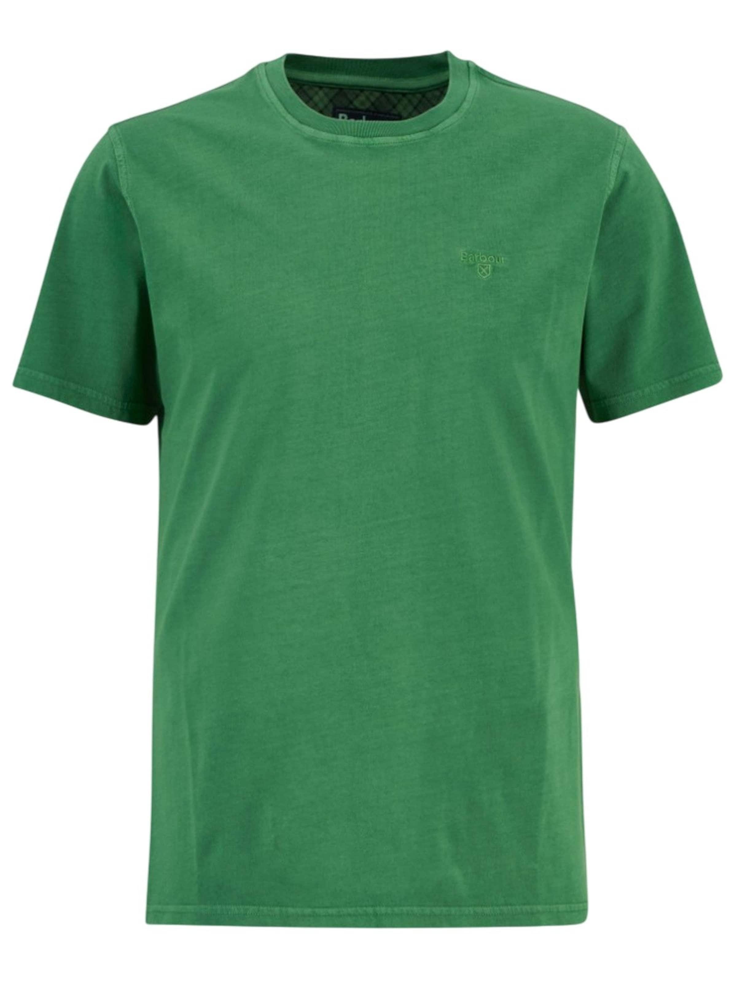 T-Shirt Barbour en vert : devant