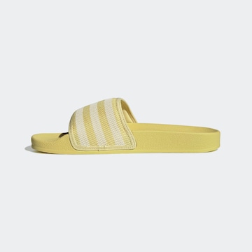 ADIDAS ORIGINALS Sandals 'Adilette' in Yellow