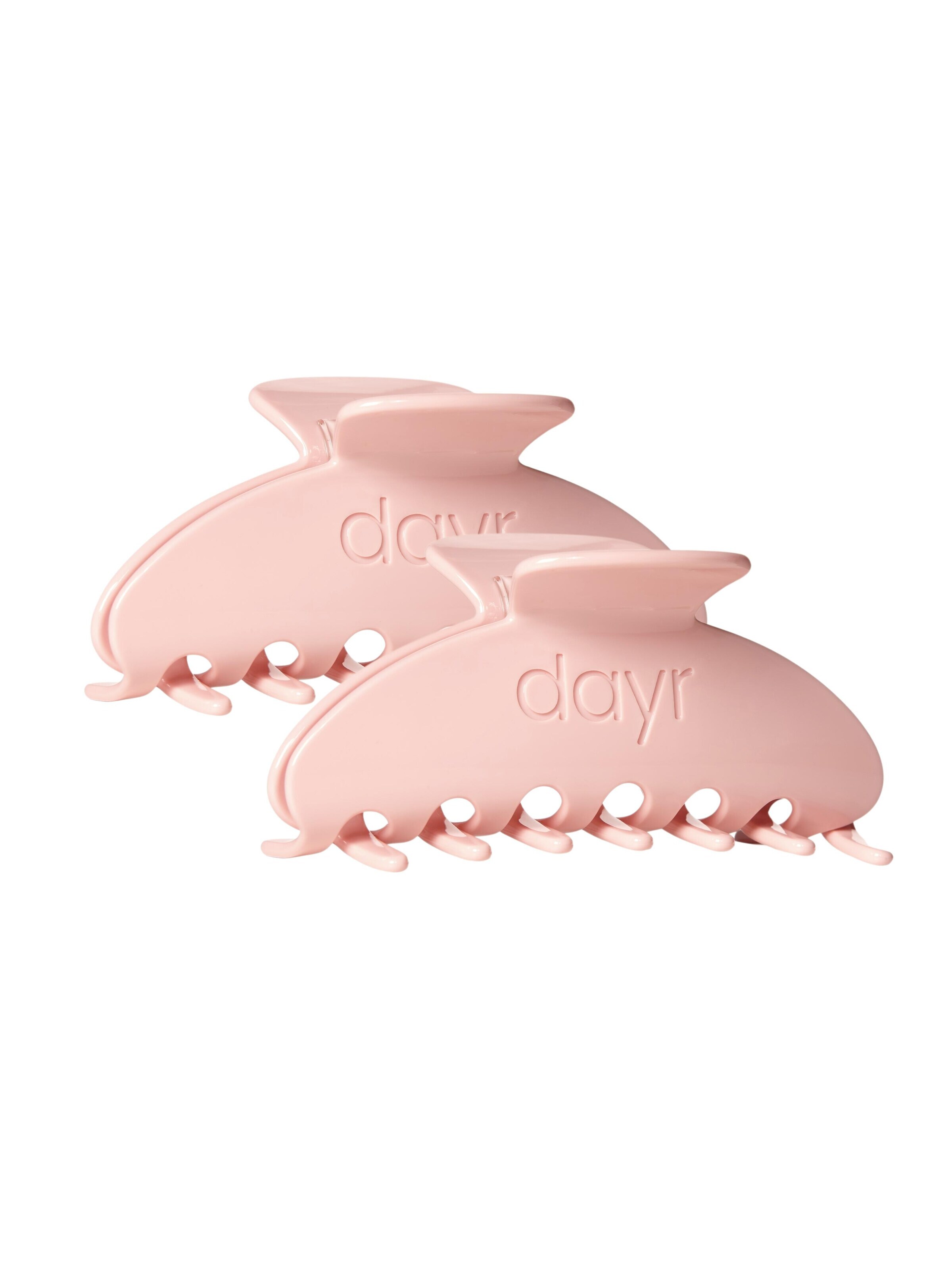 dayr Hair Jewelry 'Claw Clip Set' in Pink: front