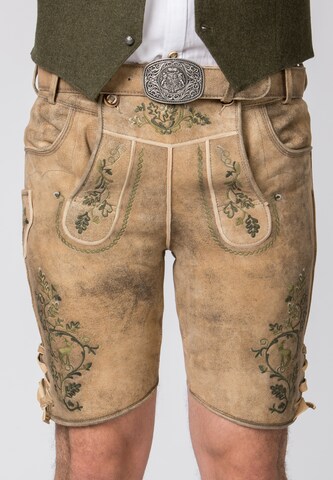 STOCKERPOINT Regular Trachtenhose 'Girgl' in Beige: predná strana