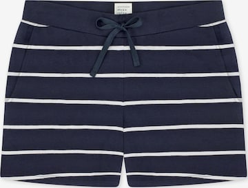 SCHIESSER Pyjamahose 'Mix & Relax' in Blau: Vorderseite
