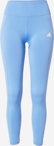 ADIDAS SPORTSWEAR Športne hlače 'Aero' | modra barva: sprednja stran