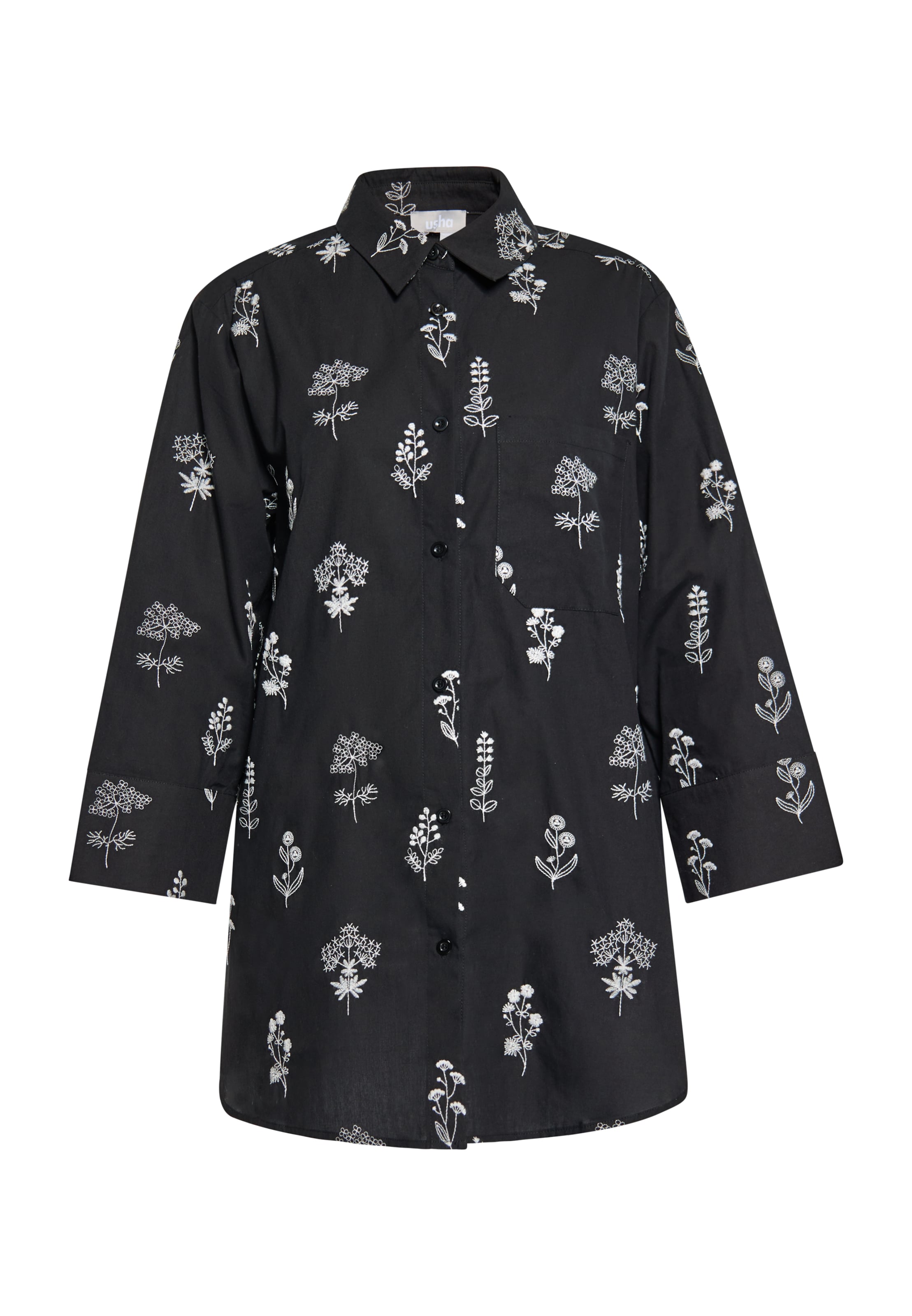 Usha Blúzka - Čierna: predná strana