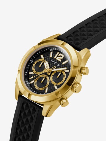 GUESS Analoog horloge 'GS RESISTANCE' in Zwart