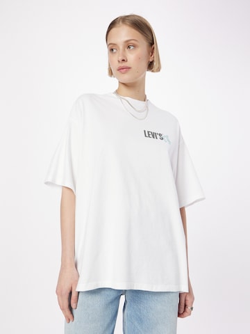 Maglietta 'Graphic Short Stack Tee' di LEVI'S ® in bianco: frontale