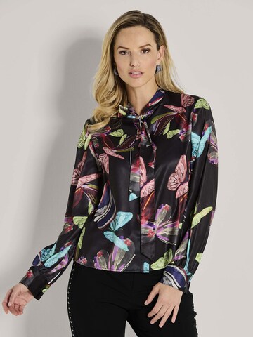 MADELEINE Blouse in Zwart: voorkant