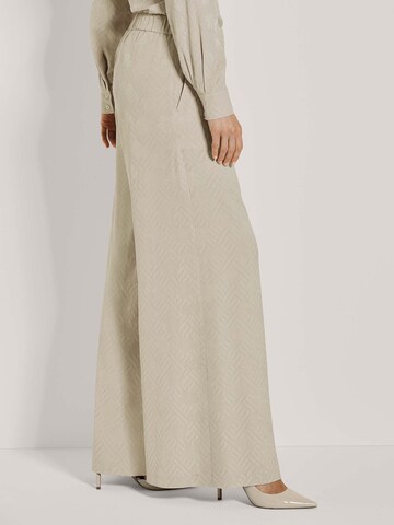 Wide Leg Pantalon MADELEINE en beige