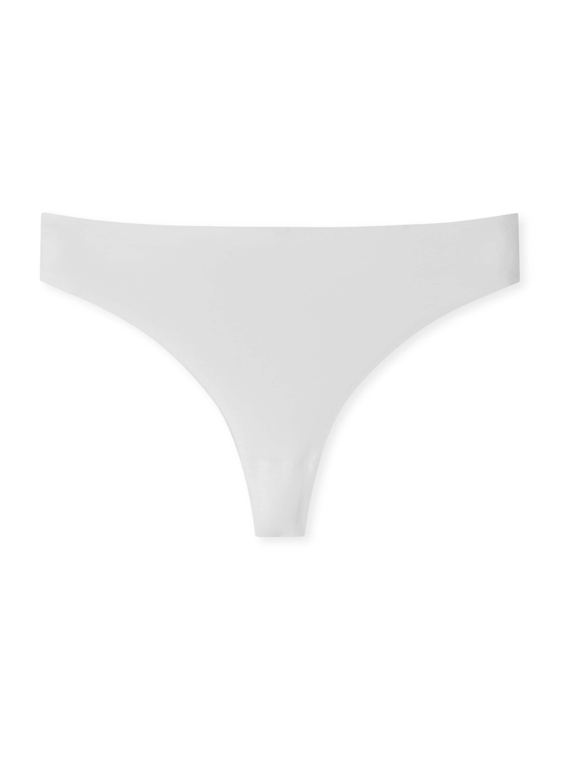 SCHIESSER Thong ' Invisible Soft ' in White