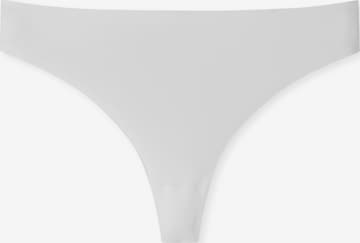 SCHIESSER Thong ' Invisible Soft ' in White: front